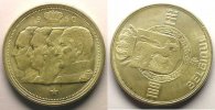 Monnaies fautées 100 Francs Belgique Coins tournés 100 Francs 1950 FR coins tournés 85° SUP -