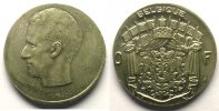Monnaies fautées 10 Francs Belgique Erreur de flan 10 Francs millésime hors flan FR sur flan de 5 Francs SUP/FDC -