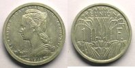 Monnaies des colonies françaises 1 Franc Réunion Lec.50 1 Franc République Française - Union Française 1948 PCGS-MS62 SUP/FDC -