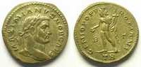 Monnaies de l'empire romain Follis Galère Maximien (293-311) Follis R/ GENIO POPVLI ROMANI (Trèves/Trier 296-297) TTB -