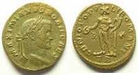 Monnaies de l'empire romain Follis Galère Maximien (293-311) Follis R/ GENIO POPVLI ROMANI (Trèves/Trier 298-299) TB+/TTB -
