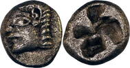Ancient Greek Obol Ionia, Kolophon AR Obol (Persic Standard) - Archaic Apollo -