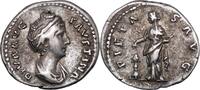 Roman Empire Denarius 141 AD. Diva Faustina AR Denarius - PIETAS AVG VF 102,48 EUR  + 16,14 EUR frais d'envoi