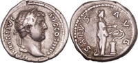 Roman Empire Denarius 133 - 135 AD. Hadrian AR Denarius - SALVS AVG ss- 108,69 EUR  + 16,14 EUR frais d'envoi