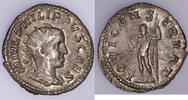 Roman Empire Antoninianus 244-246 AD. Philip II Antoninianus - IOVI CONS... 62,11 EUR  + 16,14 EUR frais d'envoi