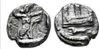 Ancient Greek 1/16 Shekel Phoenica, Sidon AR 1/16 Shekel - Baalshillem II (Sakton) -