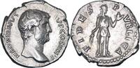 Roman Empire 134 - 138 AD. Hadrian AR Denarius – FIDES PVBLICA SUP