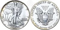 USA 1 Dollar 1 Unze Silber American Eagle - Vereinigte Staaten von Amerika 1 oz Silber -