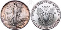USA 1 Dollar 1 Unze Silber American Eagle - Vereinigte Staaten von Amerika 1 oz Silber -