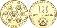 Deutschland DDR 10 Mark Warschauer Vertrag -