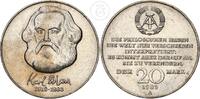 Deutschland DDR 20 Mark 20 Mark Gedenkmünze - Karl Marx -