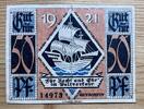 Bremen 50 Pfennig Bremen Seriennotgeld, Notgeld Niedersachsen -