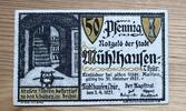 Thüringen 50 Pfennig Notgeld der Stadt Mühlhausen -