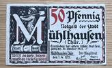 Thüringen 50 Pfennig Notgeld der Stadt Mühlhausen -