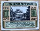 Thüringen 50 Pfennig Notgeld der Stadt Ebersdorf -