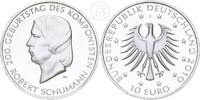 Deutschland BRD 10 Euro 10 € Gedenkmünze - 200. Geburtstag des Komponisten Robert Schumann -