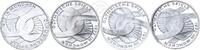 Deutschland BRD 4 x 10 DM Bundesrepublik 4x 10 DM 1972 'Olympiade München' Satz DFGJ -