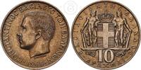 Griechenland 10 Drachmen Constantin II. -