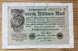 Deutschland 20 Mio. Mark Inflation von 1919/1924 - 1.9.1923 -