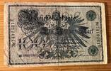 Kaiserreich 100 Mark Reichsbanknote - 07.02.1908 -