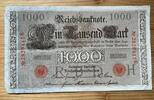 Kaiserreich 1000 Mark Reichsbanknote - 21.04.1910 -