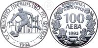 Bulgarien 100 Leva Fussball WM 1994 World Cup Soccer USA -