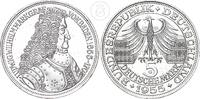 Deutschland BRD 5 DM Markgraf von Baden -