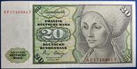 Deutschland BRD 20 Deutsche Mark 20 DM Banknote -