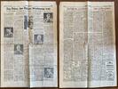 Deutschland Zeitungsblatt (Hannoversche Presse) Nachkriegszeit - Aufarbeitung der Verbrechen der Nationalsozialisten -