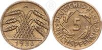 Deutschland - Weimar 5 Pfennig Weimarer Republik - 5 Reichspfennig Kursmünze -