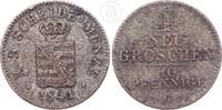 Sachsen 1 Neugroschen Albertinische Linie - Friedrich August II. 1836-1854 -