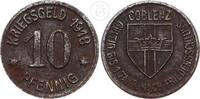 Stadt Coblenz Kriegsgeld 10 Pfennig Koblenz - gültig bis 1 Jahr nach Friedensschluss -