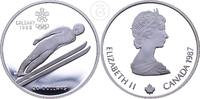Kanada 20 Dollar zu den Olympischen Spielen 1988 in Calgary - Elizabeth II - Skisprung -