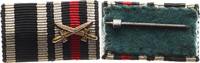 Deutsches Reich 2er Feldspange Eisernes Kreuz 2. Klasse und Ehrenkreuz für Frontkämpfer -