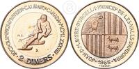 Andorra 2 Diners Olympische Spiele 1988 in Calgary - Ski Alpine - Winterspiele -