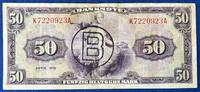 Deutschland BRD 50 Deutsche Mark 50 DM Banknote - Ausgabe für Berlin mit B-Stempel -