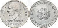 Deutschland - Weimar 3 Mark Weimarer Republik - 3 Reichsmark Lessing -