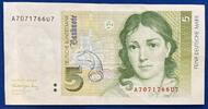 Deutschland BRD 5 Deutsche Mark 5 DM Banknote -
