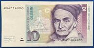 Deutschland BRD 10 Deutsche Mark 10 DM Banknote -