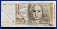 Deutschland BRD 50 Deutsche Mark 50 DM Banknote -