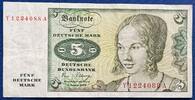 Deutschland BRD 5 Deutsche Mark 5 DM Banknote -