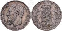 Belgien 5 Francs Leopold II (1865-1909) -