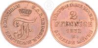 Mecklenburg Schwerin 2 Pfennige Friedrich Franz II. -