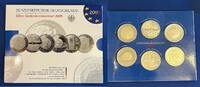 Deutschland BRD 6x 10 Euro Blister Offizieller Blister mit 10 Euro Gedenkmünzen - polierte Platte / Spiegelglanz -