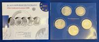Deutschland BRD 5x 10 Euro Blister Offizieller Blister mit 10 Euro Gedenkmünzen - polierte Platte / Spiegelglanz -