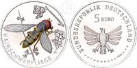 Deutschland BRD 5 Euro 5 € Gedenkmünze - Hainschwebfliege (Farbdruck) -