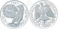 Deutschland BRD 10 Mark 10 Deutsche Mark - 750-Jahr-Feier Berlins -