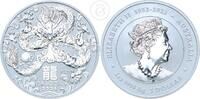 Australien 1 Dollar 1 Unze Silber Perth Mint: Lunar Serie III - Drache -