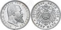 W&uuml;rtemberg 5 Mark 1903 F Wilhelm II ss, kleine Randfehler 65,00 EUR  + 10,00 EUR frais d'envoi