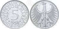 Deutschland BRD 5 Mark 1958 F 5 Deutsche Mark Silberadler - Heiermann 5 ... 19,00 EUR  + 7,00 EUR frais d'envoi